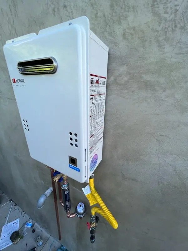 Tankless water heater installation for Walkers Park homes