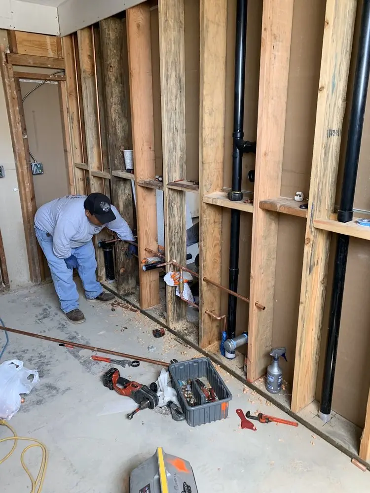 Commercial rough-in plumbing for Gas Line Repair in Walkers Park